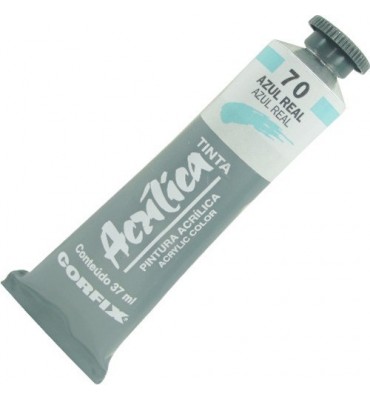 Tinta Acrílica Corfix 37ml 070 Azul Real