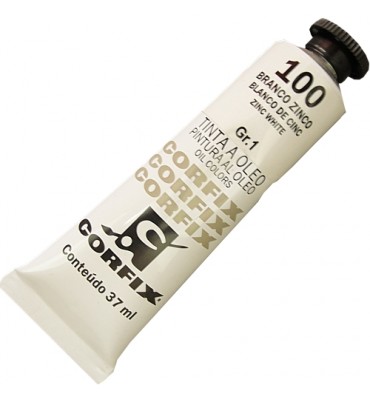 Tinta a Óleo Corfix 37ml 100 Branco de Zinco G1