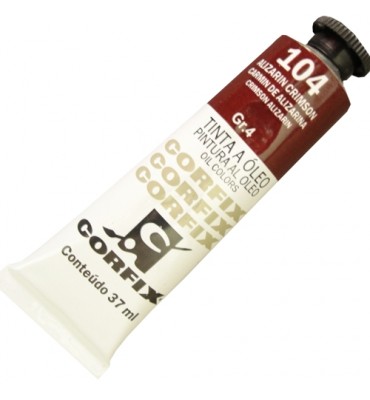 Tinta a Óleo Corfix 37ml 104 Alizarin Crimson G4