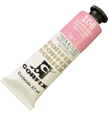 Tinta a Óleo Corfix 37ml 106 Laca Orquídea G1