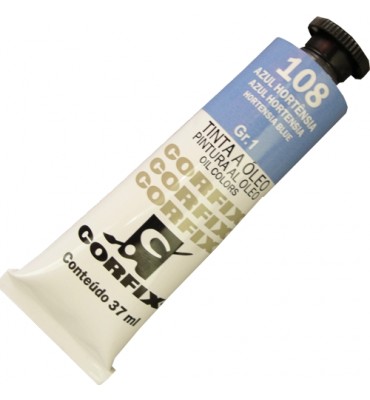 Tinta a Óleo Corfix 37ml 108 Azul Hortênsia G1