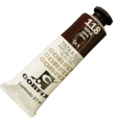 Tinta a Óleo Corfix 37ml 118 Sépia G1