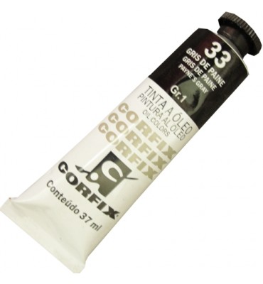 Tinta a Óleo Corfix 37ml 033 Gris de Payne G1