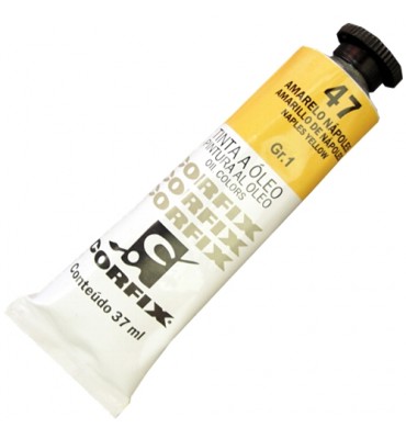 Tinta a Óleo Corfix 37ml 047 Amarelo Nápoles G1