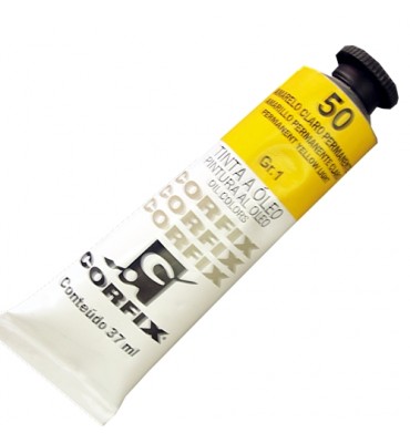 Tinta a Óleo Corfix 37ml 050 Amarelo Claro Permanente G1
