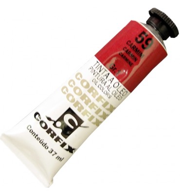 Tinta a Óleo Corfix 37ml 059 Carmim G1
