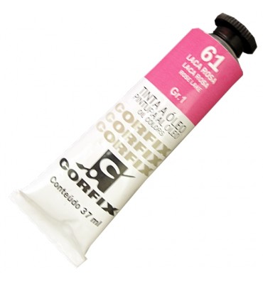 Tinta a Óleo Corfix 37ml 061 Laca Rosa G1