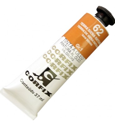 Tinta a Óleo Corfix 37ml 062 Terra Siena Natural G1
