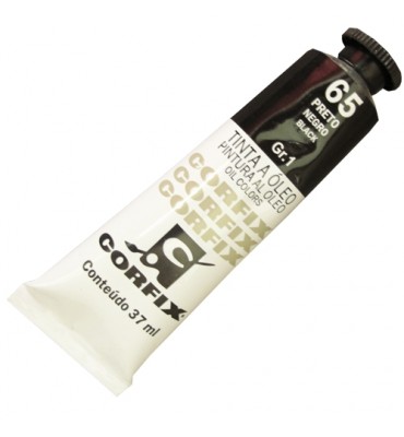 Tinta a Óleo Corfix 37ml 065 Preto G1