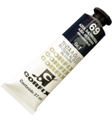Tinta a Óleo Corfix 37ml 069 Azul da Prússia G1