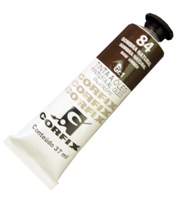 Tinta a Óleo Corfix 37ml 084 Sombra Natural G1
