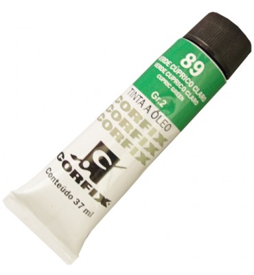 Tinta a Óleo Corfix 37ml 089 Verde Cúprico Claro G2