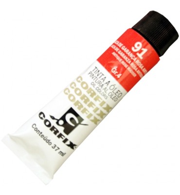 Tinta a Óleo Corfix 37ml 091 Laca de Garança Rosa Antiga G4
