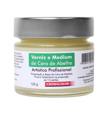 Verniz e Medium de Cera de Abelha Cromacolor 125ml