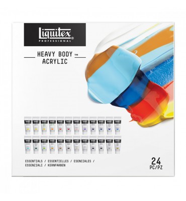 Estojo Tinta Acrílica Liquitex Heavy Body 22ml 24 Cores