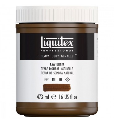 Tinta Acrílica Heavy Body 473ml Raw Umber 331 Liquitex