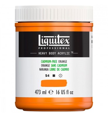 Tinta Acrílica Heavy Body 473ml Cadmium Free Orange 892 Liquitex