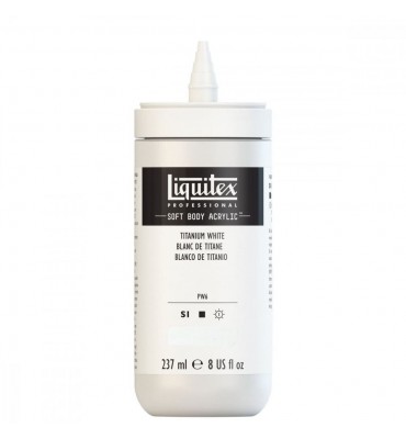 Tinta Acrílica Liquitex Soft Body 237ml Titanium White S1 432