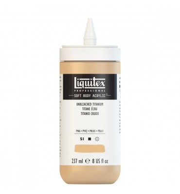 Tinta Acrílica Liquitex Soft Body 237ml Unbleached Titanium S1 434