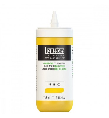 Tinta Acrílica Liquitex Soft Body 237ml Cadmium Free Yellow Medium S3 890