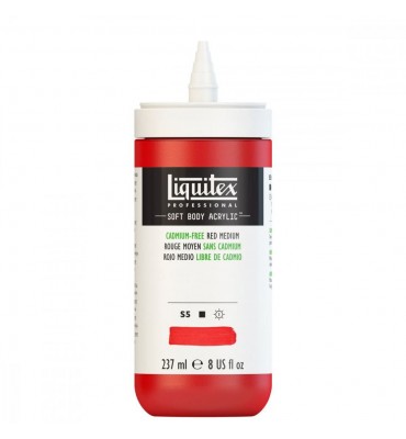 Tinta Acrílica Liquitex Soft Body 237ml Cadmium Free Red Medium S5 894