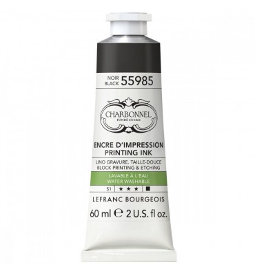 Tinta Aqua Wash Charbonnel 60ml S1 279 Black 55985 