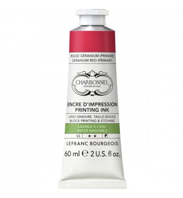 Tinta Aqua Wash Charbonnel 60ml S3 375 Geranium Red 
