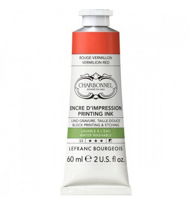 Tinta Aqua Wash Charbonnel 60ml S3 393 Vermillion Red