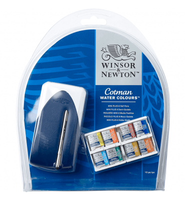 Tinta Aquarela Winsor & Newton Cotman Mini Plus 08 Cores