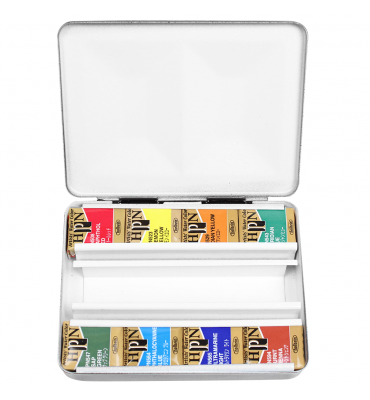 Tinta Aquarela Holbein em Pastilha 08 Cores