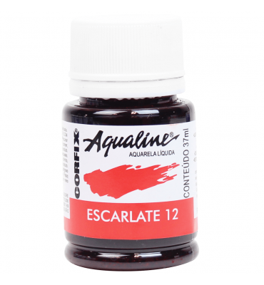 Aqualine Aquarela Líquida Corfix 12 Escarlate 37ml