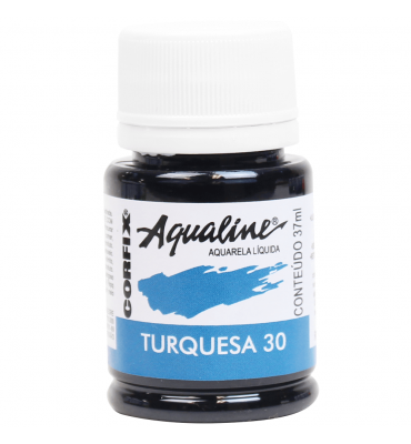 Aqualine Aquarela Líquida Corfix 30 Turquesa 37ml