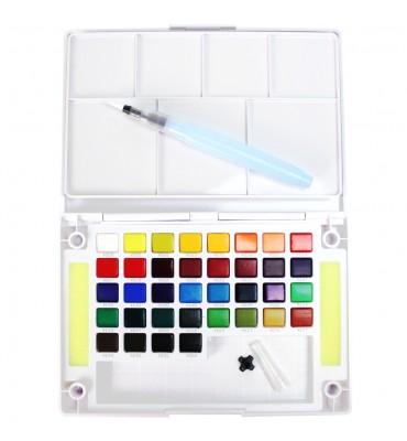 Aquarela em Pastilha KOI Sakura 36 Cores