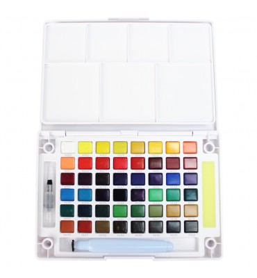 Aquarela em Pastilha KOI Sakura 48 Cores