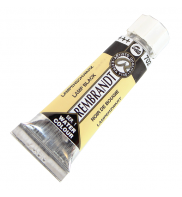 Tinta Aquarela Talens Rembrandt 702 Preto Médio S.1