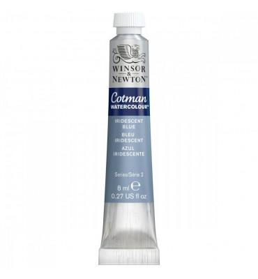 Tinta Aquarela Cotman Winsor & Newton 8ml Iridescent Blue 472
