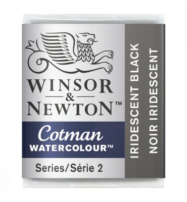 Tinta Aquarela Pastilha Cotman Winsor & Newton Iridescent Black 473