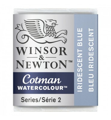 Tinta Aquarela Pastilha Cotman Winsor & Newton Iridescent Blue 472