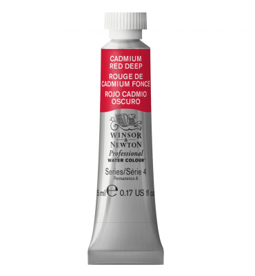 Tinta Aquarela Profissional Winsor & Newton Tubo 5ml S3 097 Cadmium Red Deep