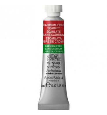 Tinta Aquarela Profissional Winsor & Newton Tubo 5ml S4 903 Cadmium-Free Scarlet