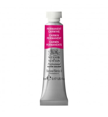 Tinta Aquarela Profissional Winsor & Newton Tubo 5ml S3 479 Permanent Carmine