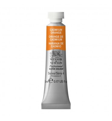 Tinta Aquarela Profissional Winsor & Newton Tubo 5ml S4 089 Cadmium Orange
