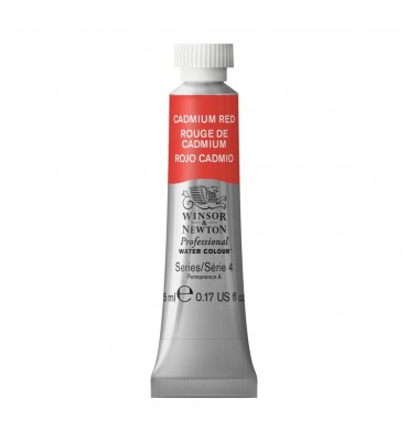 Tinta Aquarela Profissional Winsor & Newton Tubo 5ml S4 094 Cadmium Red
