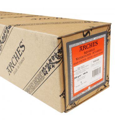 Rolo de Papel Para Aquarela Arches Canson 300g/m² 113x914cm