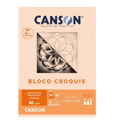 Papel Manteiga Canson Croquis A4 