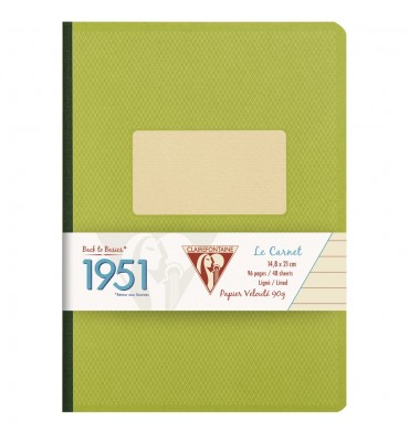Caderno Pautado 1951 Clairefontaine A5 Verde