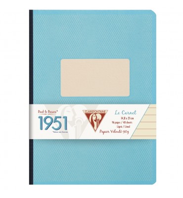 Caderno Pautado 1951 Clairefontaine A5 Turquesa