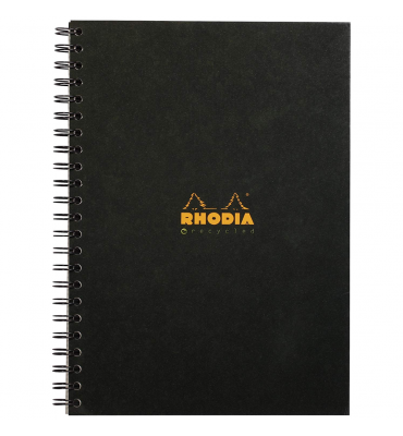 Caderno Pautado Papel Reciclado Rhodia A5