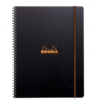 Caderno Pro Book Rhodia Capa Preta A4+