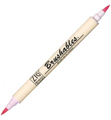 Caneta Brushables Ponta Dupla Kuretake Baby Pink